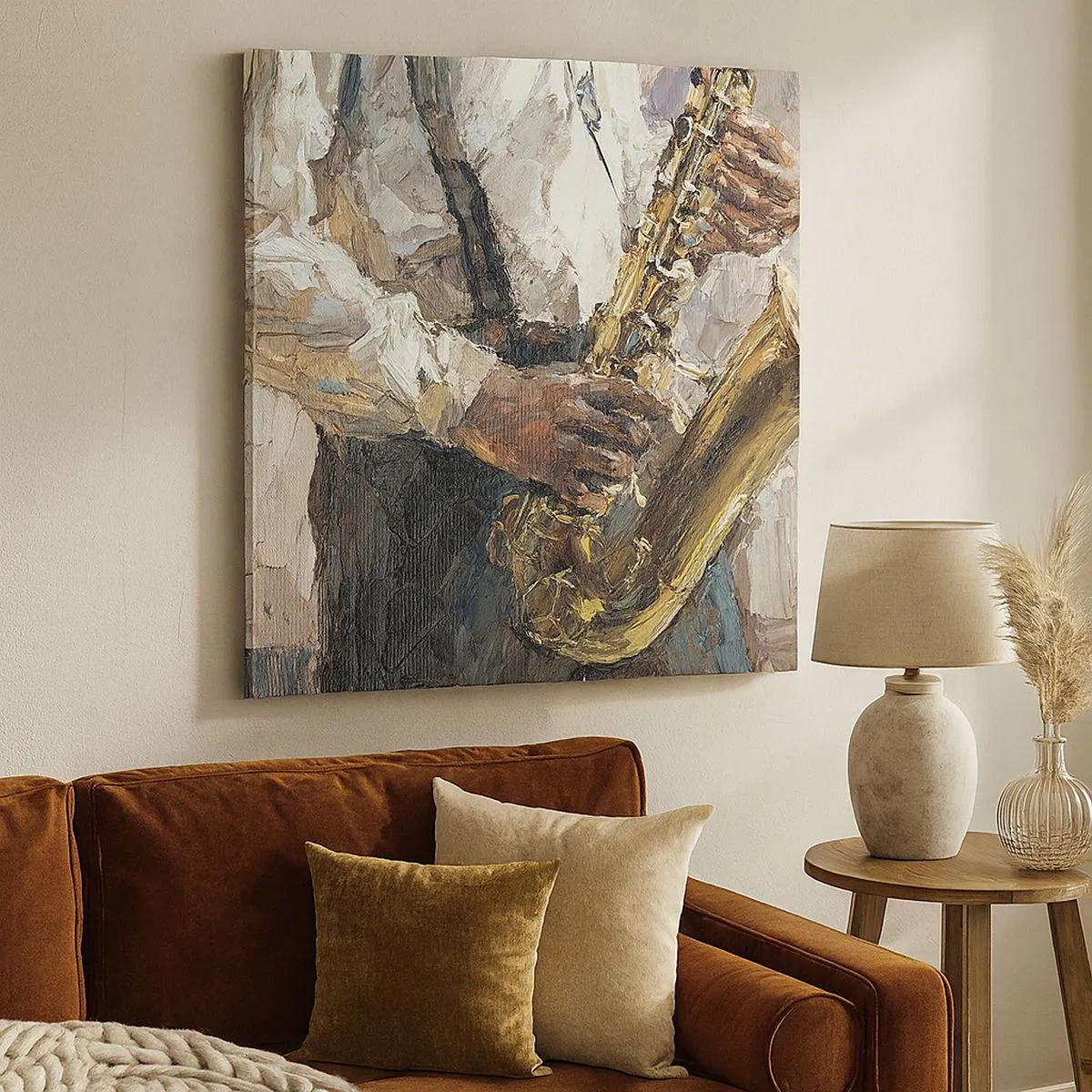 Obraz na plátne - Čas na sólovú hru - 30x30 cm