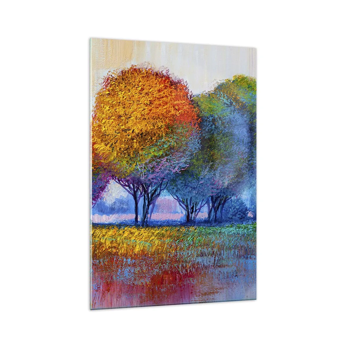 Obraz na skle - Trs žiarivých farieb - 70x100 cm