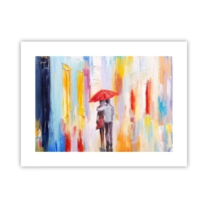 Plagát - Nech prší ďalej - 40x30 cm