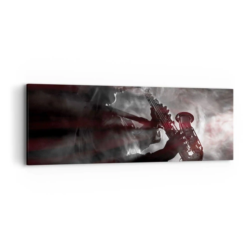 Obraz na plátne - V oparoch jazzu - 90x30 cm
