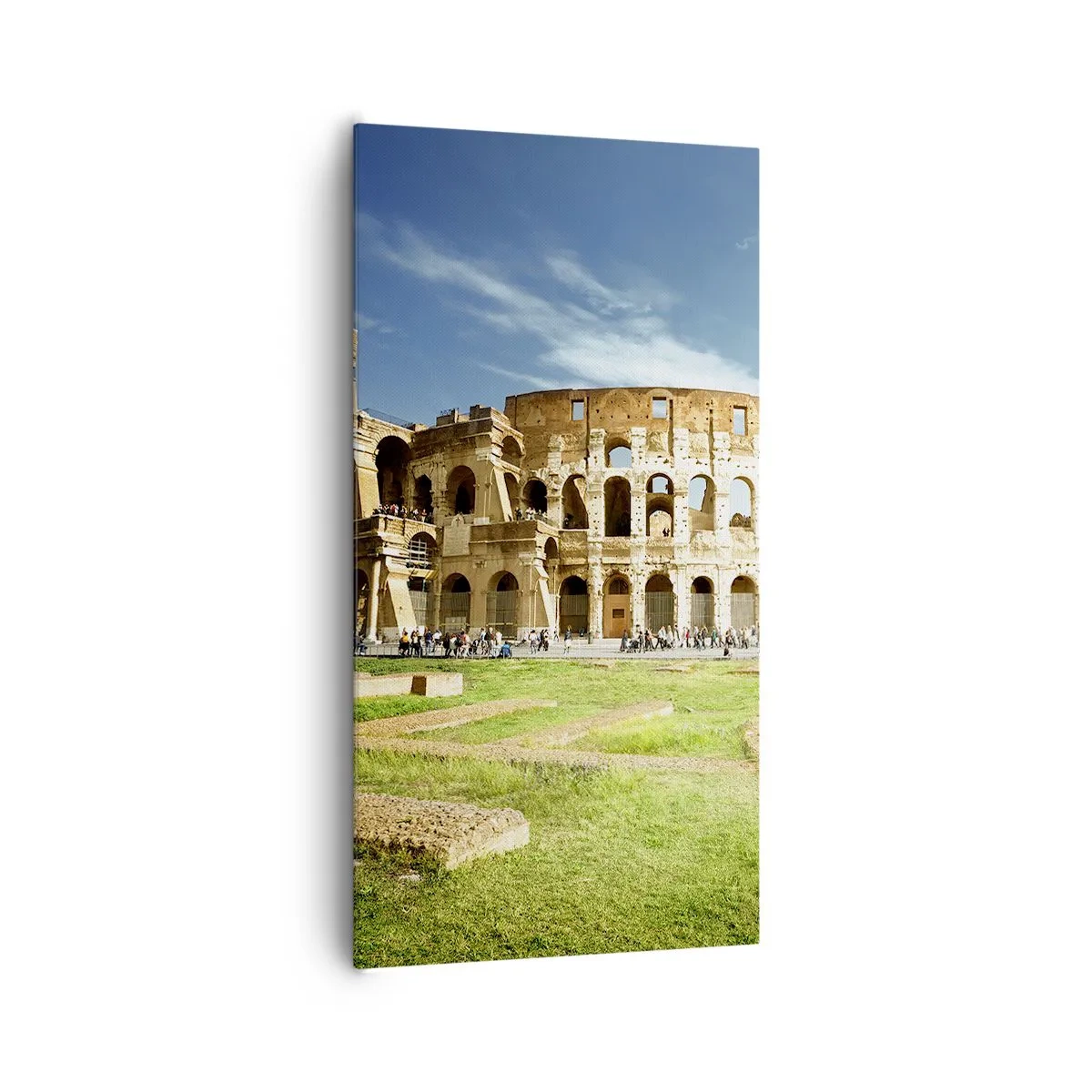 Obraz na plátne - Ešte je počuť hrkanie zbraní - 65x120 cm