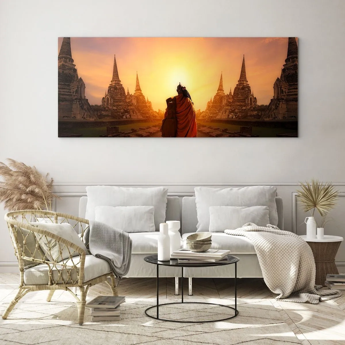 Obraz na skle - V kľude večnosťou - 100x40 cm