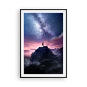 Plagát v čiernom ráme - A pocítil život - 61x91 cm