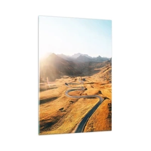 Obraz na skle - V zlatom údolí - 80x120 cm