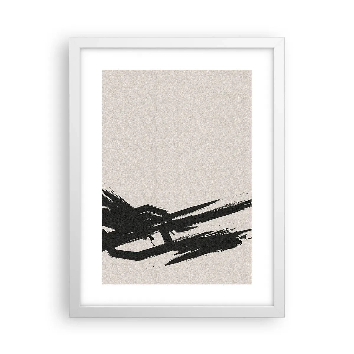 Plagát v bielom ráme - Nezastaviteľná hybnosť - 30x40 cm