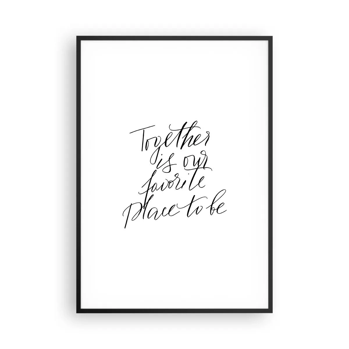 Plagát v čiernom ráme - Cítite to tiež? - 70x100 cm