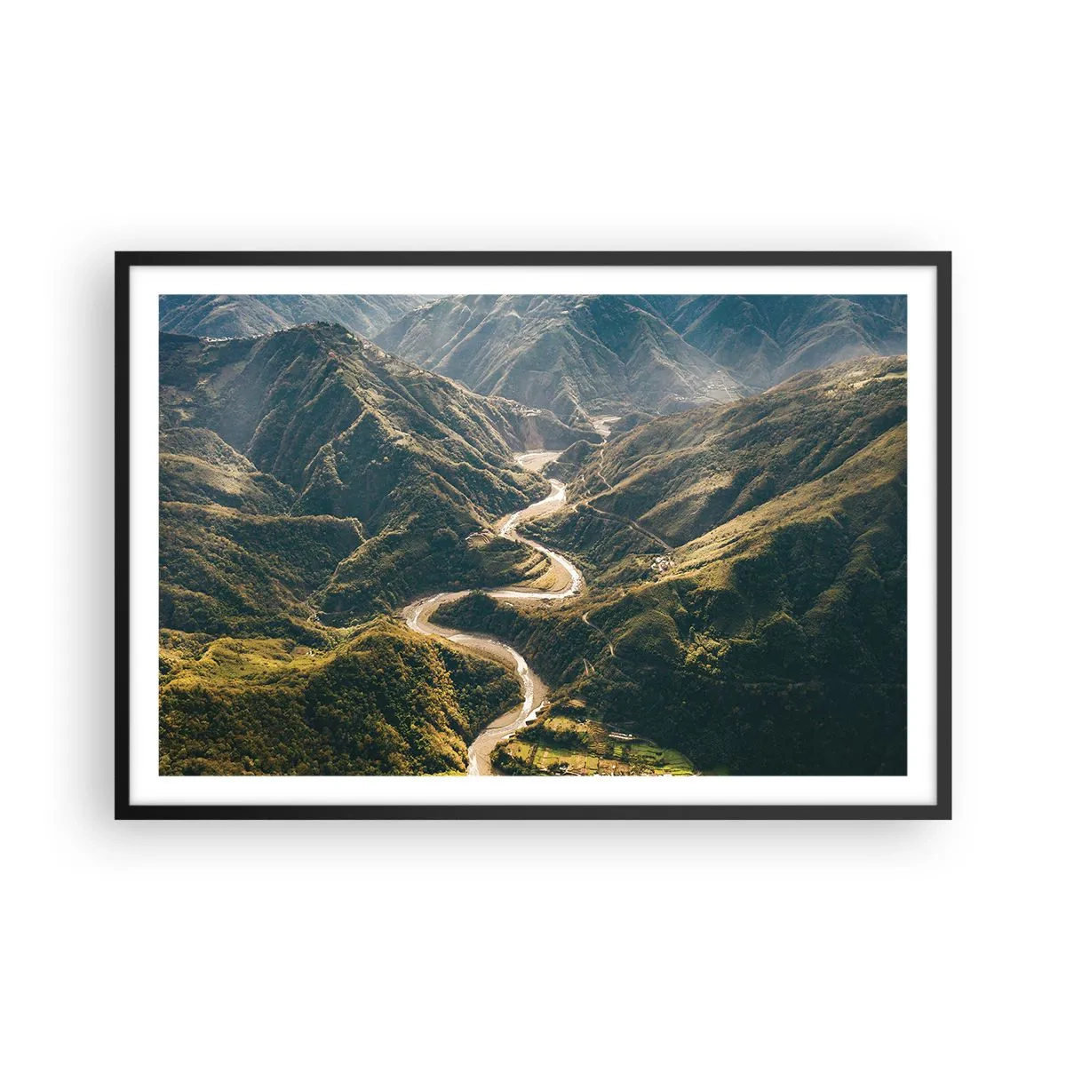 Plagát v čiernom ráme - Priamo zo srdca hôr - 91x61 cm