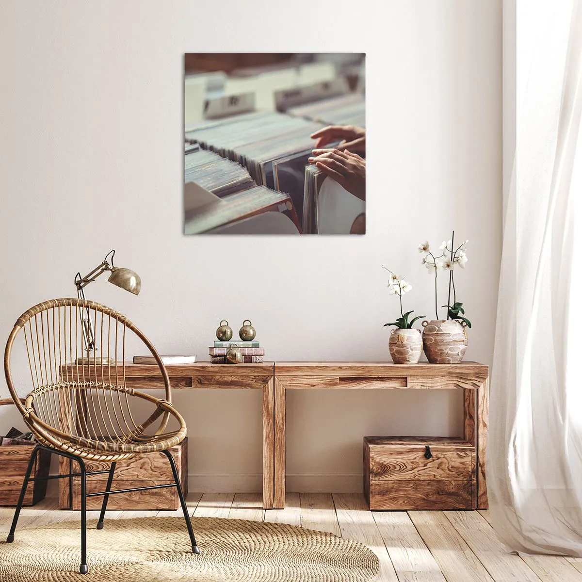 Obraz na plátne - Hľadanie emócií - 60x60 cm