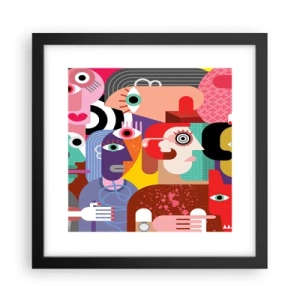 Plagát v čiernom ráme - My od pána Picassa - 30x30 cm