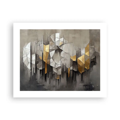 Plagát - Kompozícia z ľadu a svetla - 50x40 cm