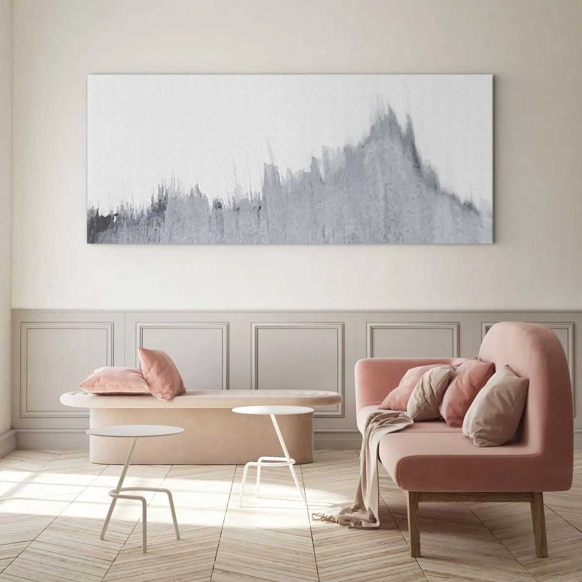 Obraz na skle - Tajomný záznam - 160x50 cm