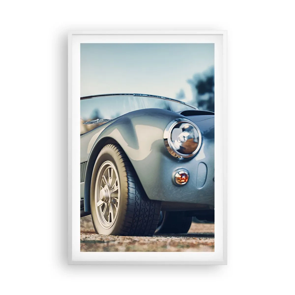 Plagát v bielom ráme - Pretože na štýle záleží - 61x91 cm