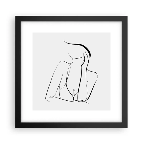 Plagát v čiernom ráme - Na vlne snov - 30x30 cm