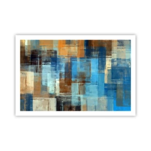 Plagát - Cez modrý závoj - 91x61 cm