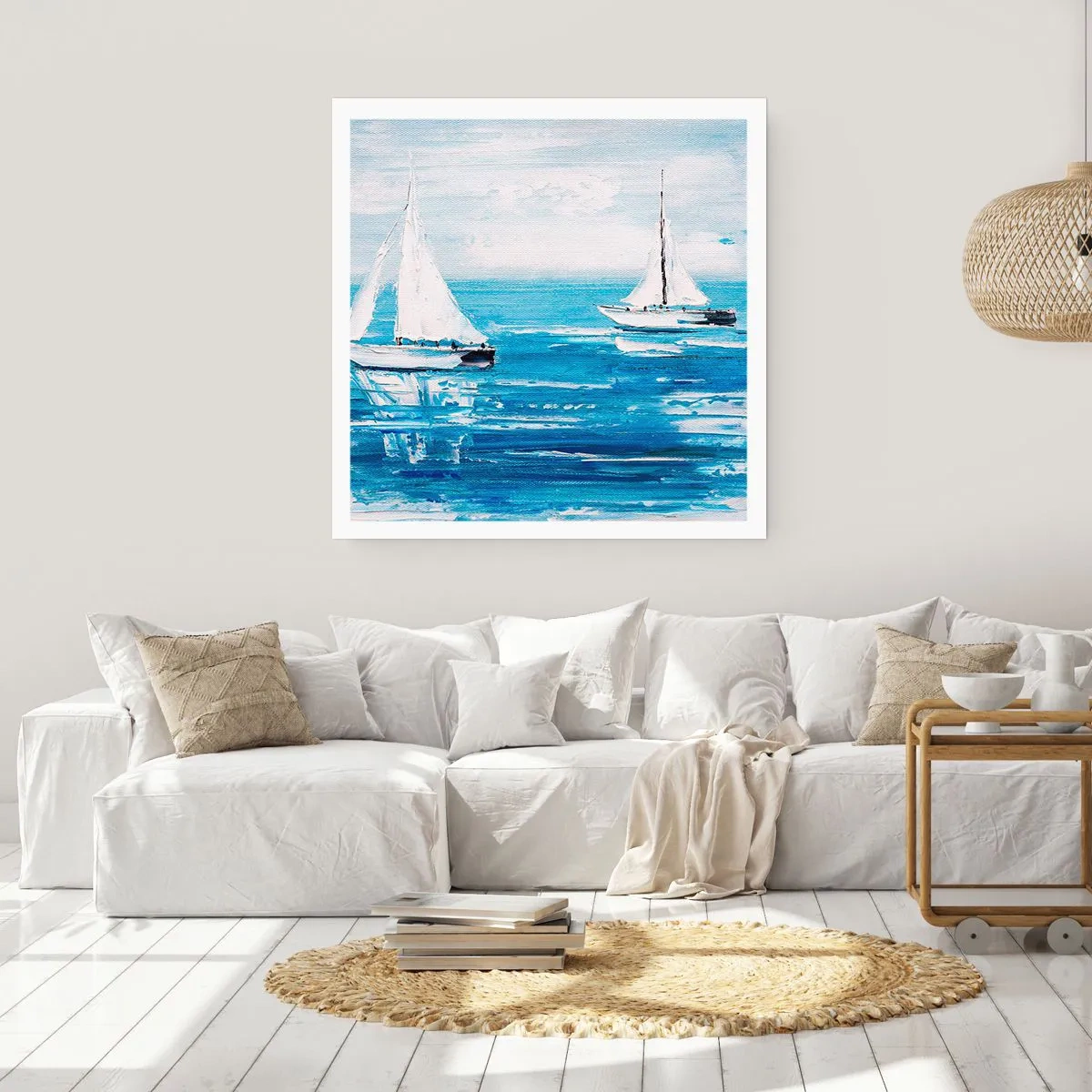 Plagát - S priateľom po boku - 60x60 cm