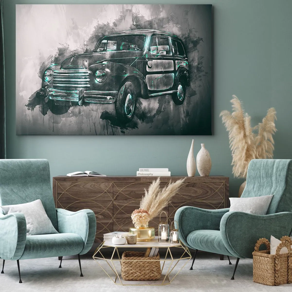 Obraz na plátne - Ctený predok - 120x80 cm
