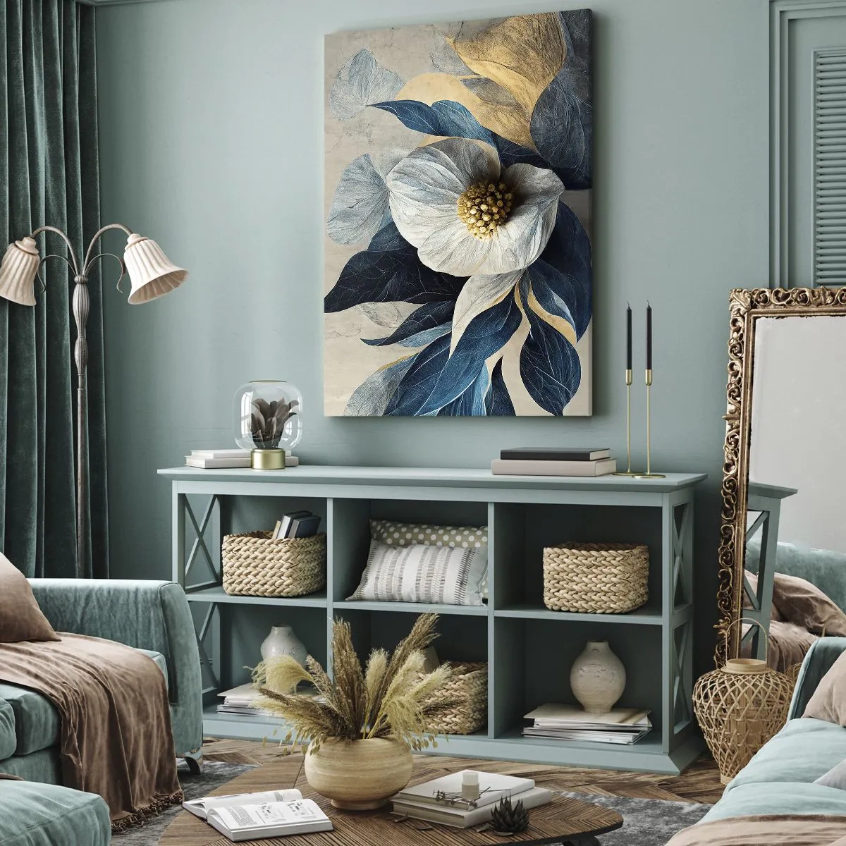 Obraz na plátne - Má zlaté srdce - 70x100 cm