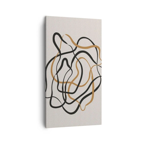 Obraz na plátne - Všetko sa pokrútilo - 45x80 cm