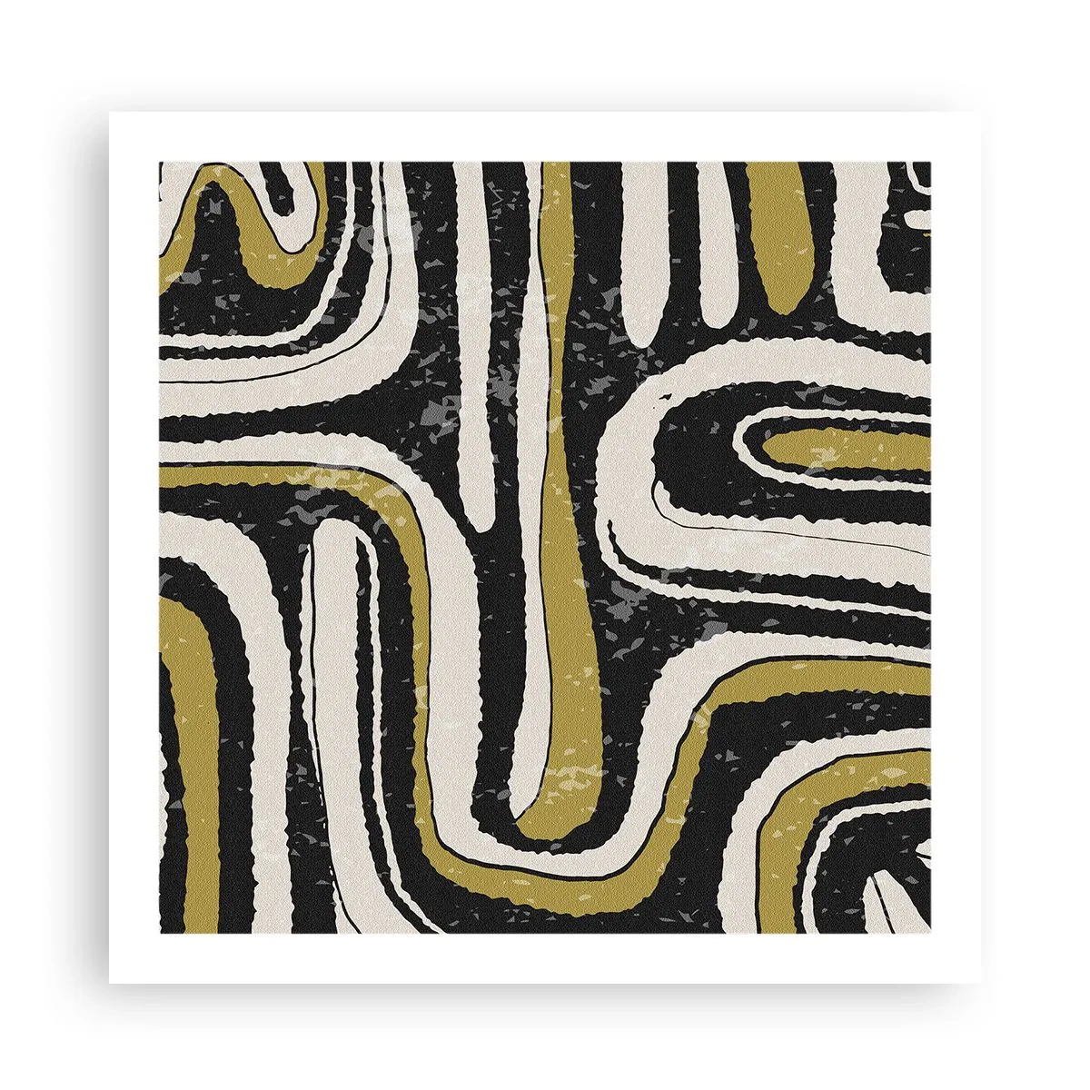 Plagát - Kompozícia: trakty a uličky - 60x60 cm