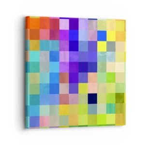 Obraz na plátne - Každý iný, všetky rovné - 30x30 cm