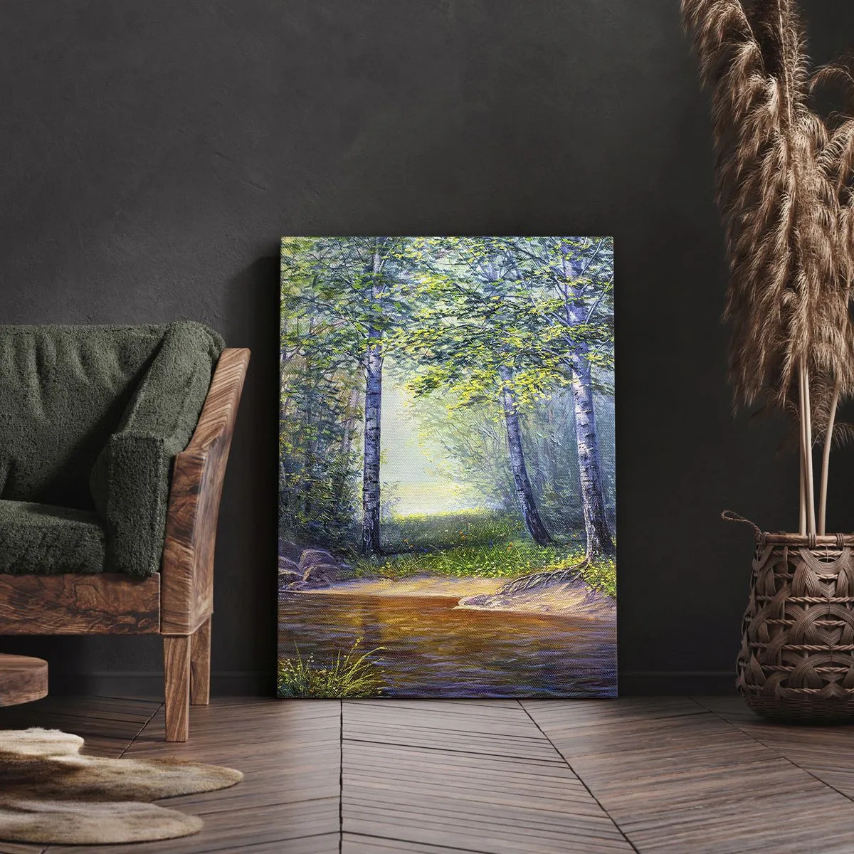 Obraz na plátne - Idylické prostredie - 50x70 cm