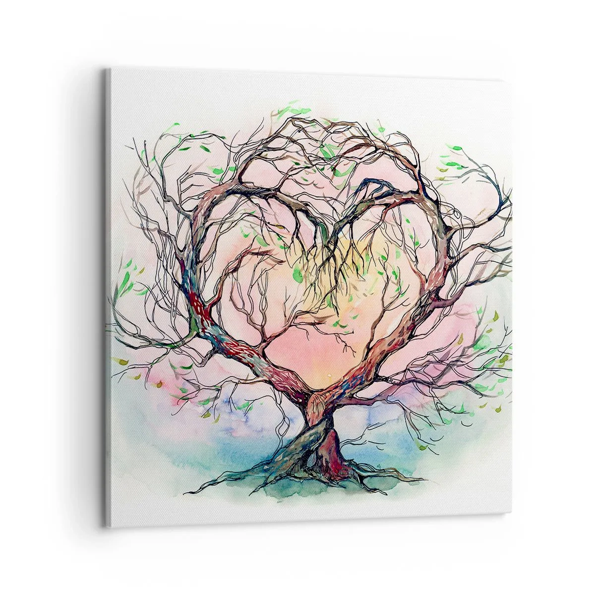 Obraz na plátne - Spoločne proti víchriciam - 60x60 cm