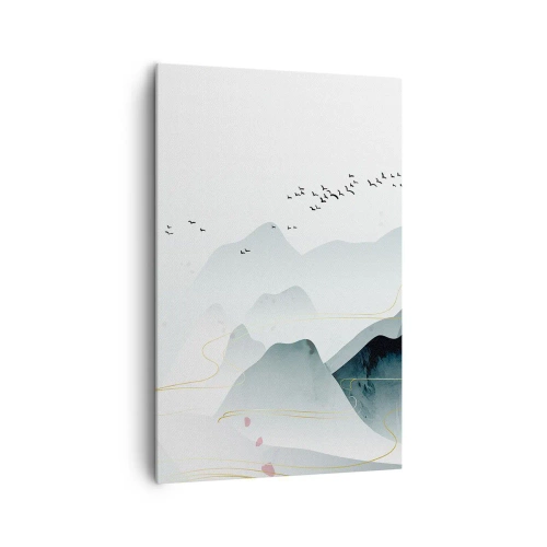 Obraz na plátne - Cez vrcholy - 80x120 cm