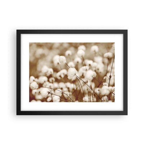 Plagát v čiernom ráme - Chlpatý lán - 40x30 cm