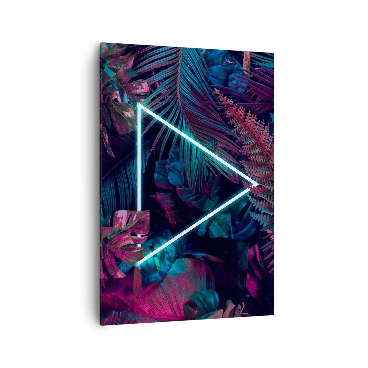 Obraz na plátne - Záhrada v disco štýle - 70x100 cm