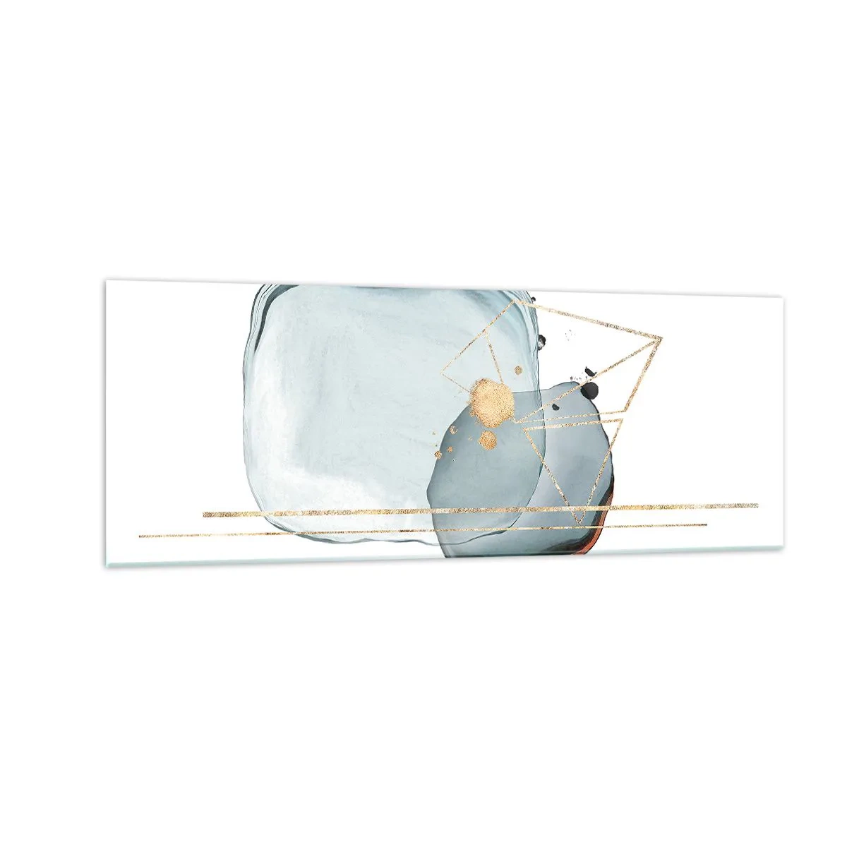 Obraz na skle - Štúdia kvapky - 140x50 cm