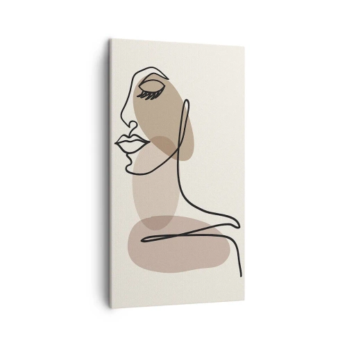 Obraz na plátne - Určitá línia krásy - 45x80 cm