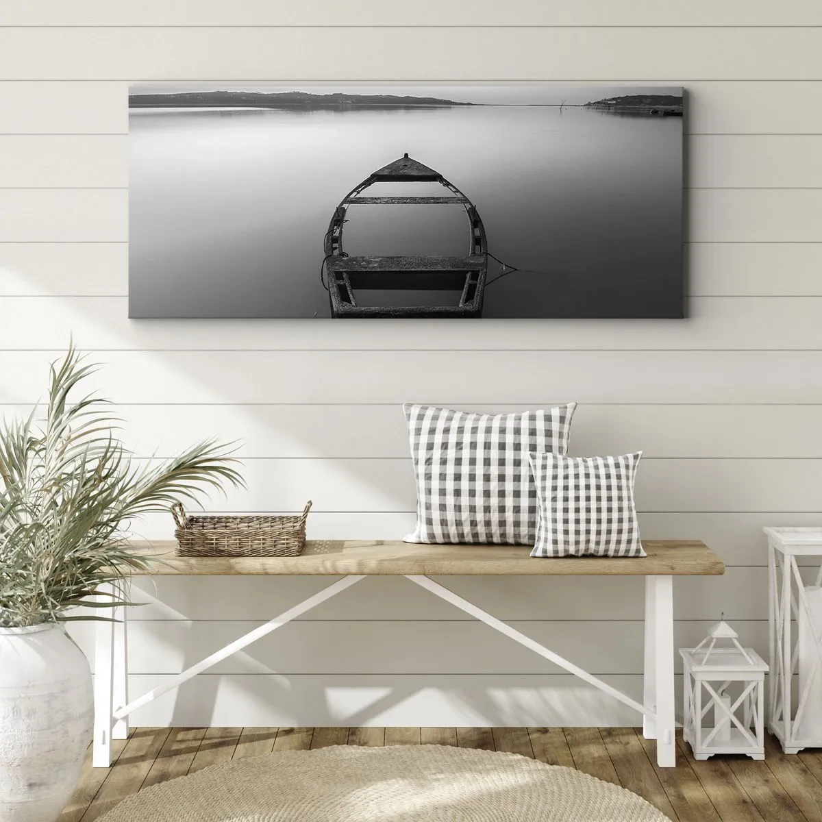 Obraz na plátne - Túžba a melanchólia - 160x50 cm