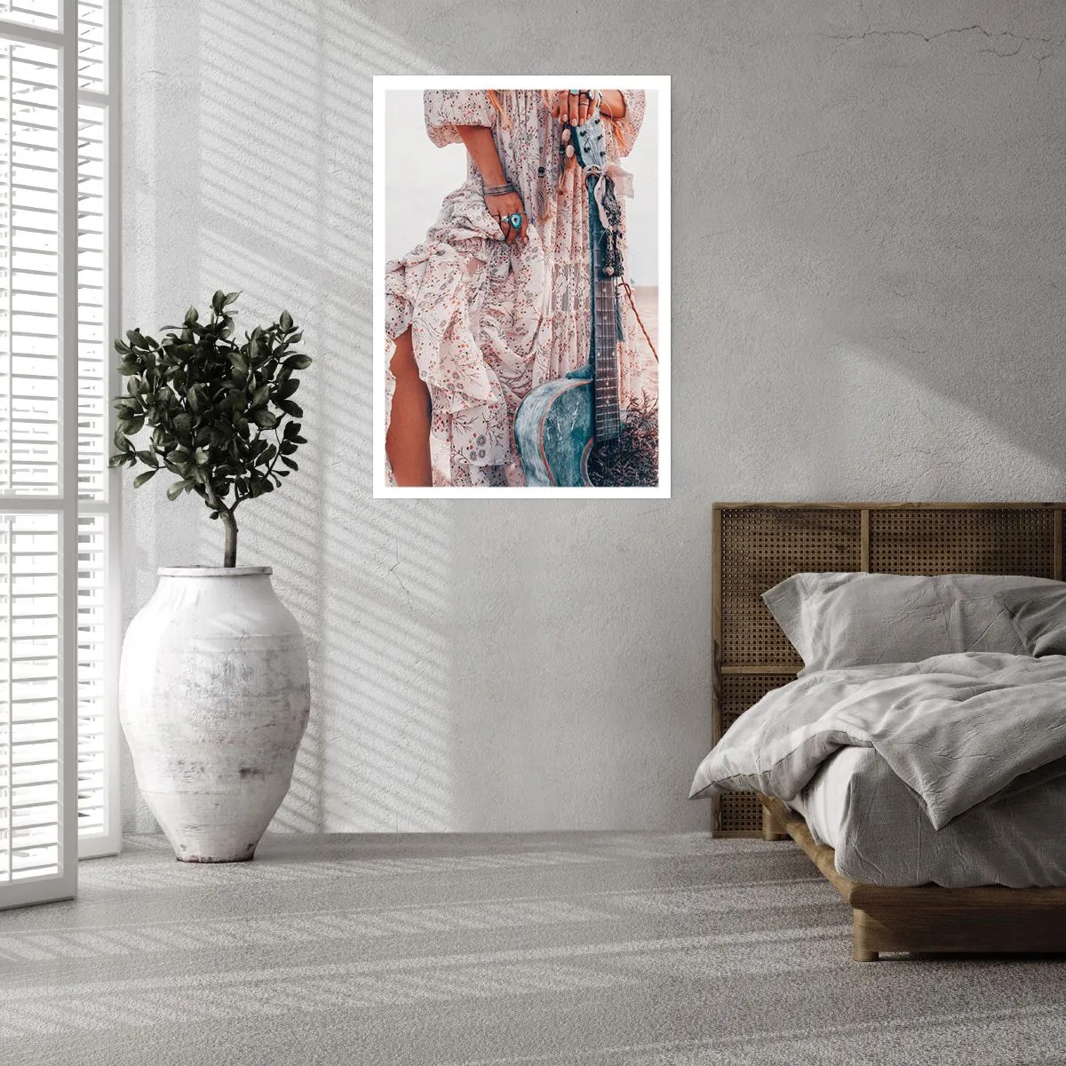 Plagát - Kvetinové deti na ceste - 50x70 cm