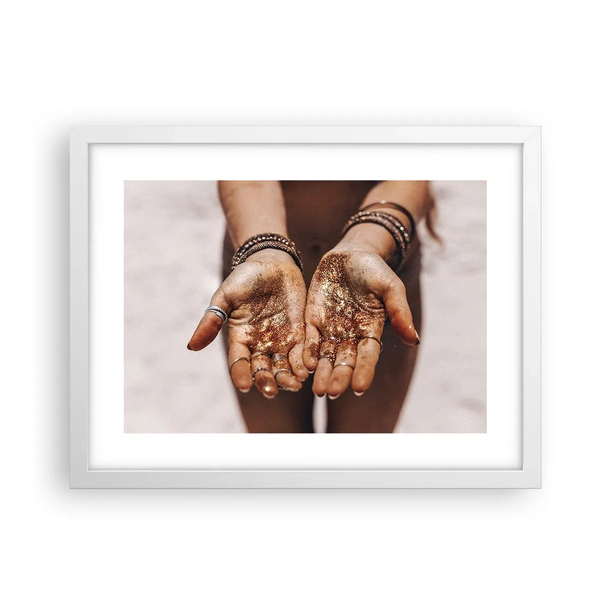 Plagát v bielom ráme - Darček pre teba - 40x30 cm