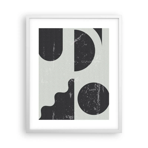 Plagát v bielom ráme - Kompozícia nad a pod - 40x50 cm