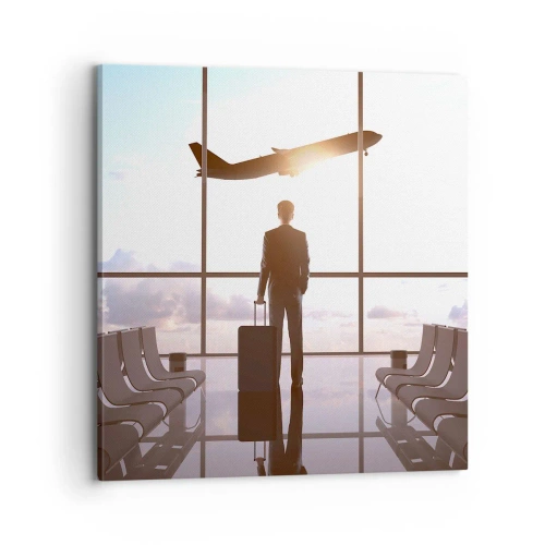 Obraz na plátne - Máš čas, spomaľ - 70x70 cm