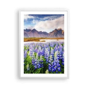 Plagát v bielom ráme - Sila a prísnosť vedľa miernosti - 50x70 cm