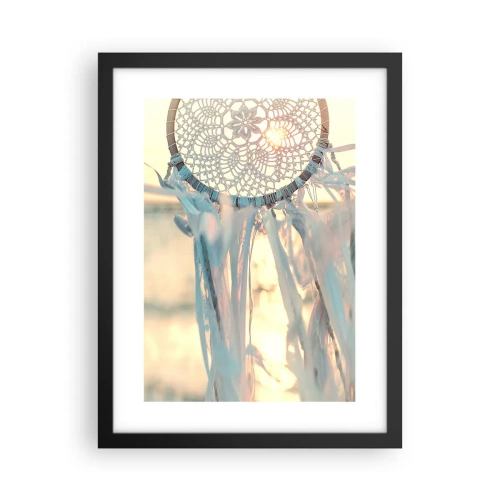 Plagát v čiernom ráme - Čipkový totem - 30x40 cm