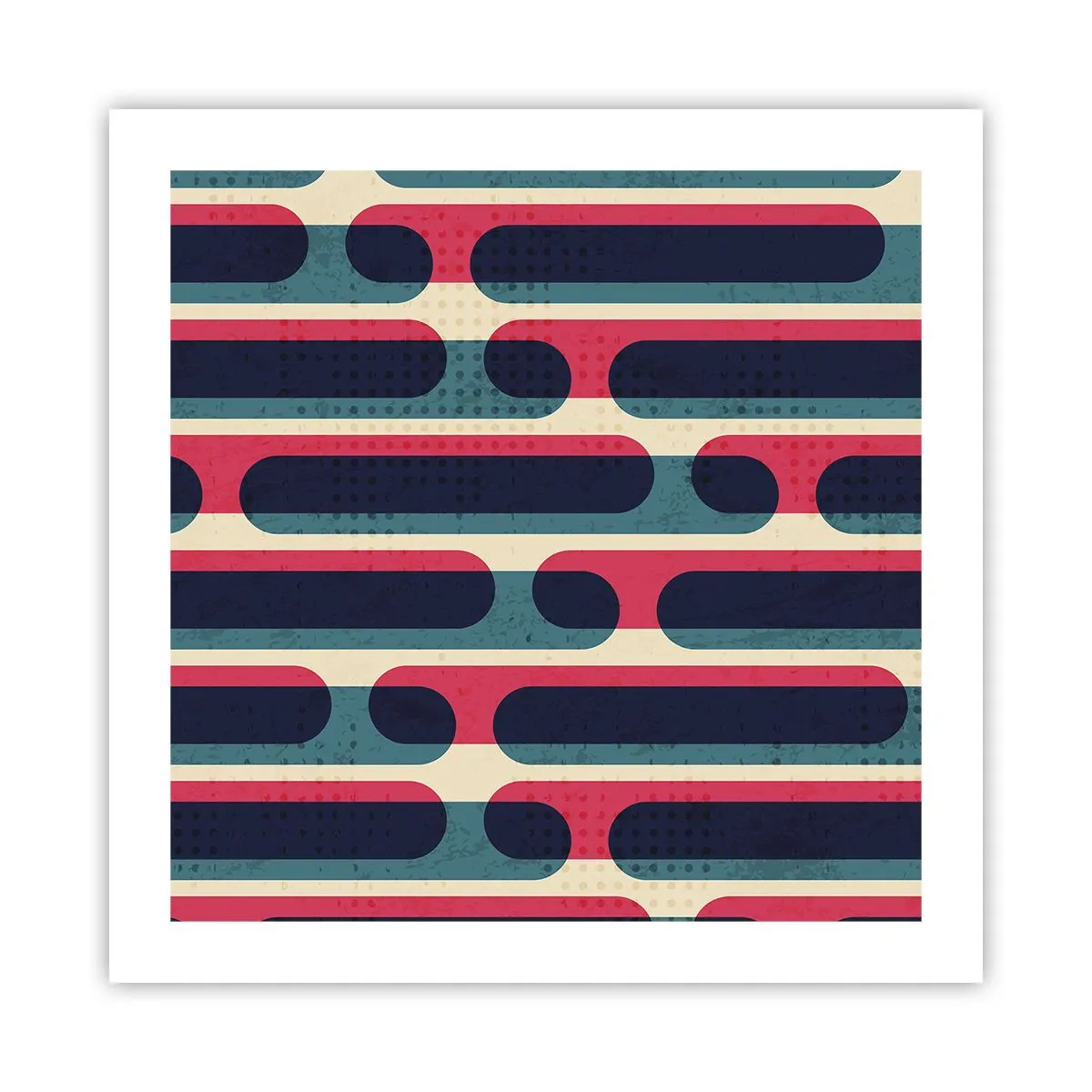 Plagát - Dovnútra a dopredu - 50x50 cm
