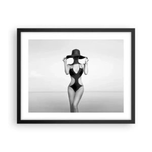 Plagát v čiernom ráme - Volám sa: Elegancia - 50x40 cm