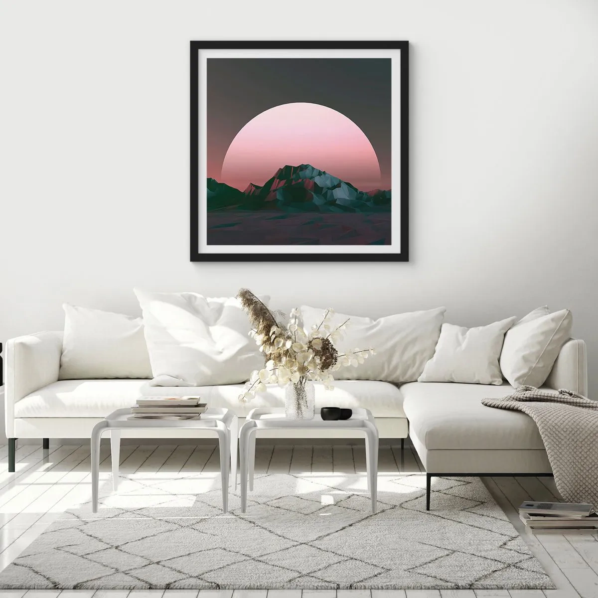 Plagát v čiernom ráme - V susednej galaxii - 40x40 cm