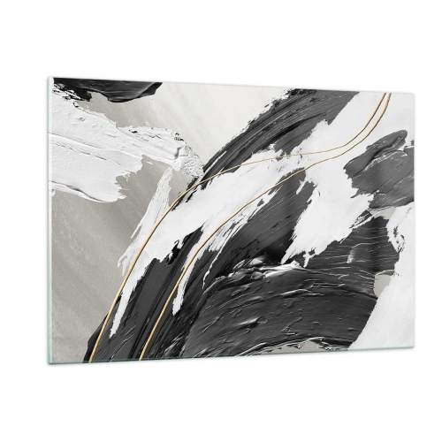 Obraz na skle - Veľkorysá abstrakcia - 120x80 cm