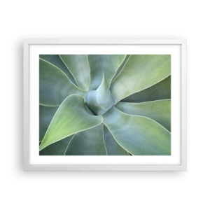 Plagát v bielom ráme - Zrodenie zelene - 50x40 cm