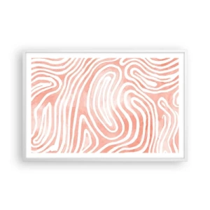 Plagát v bielom ráme - V koralovom labyrinte - 91x61 cm