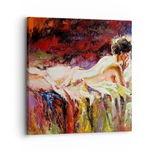 Obraz na plátne - Zamyslená Venuša - 30x30 cm