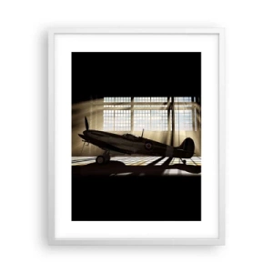 Plagát v bielom ráme - Odpočinok bojovníka - 40x50 cm