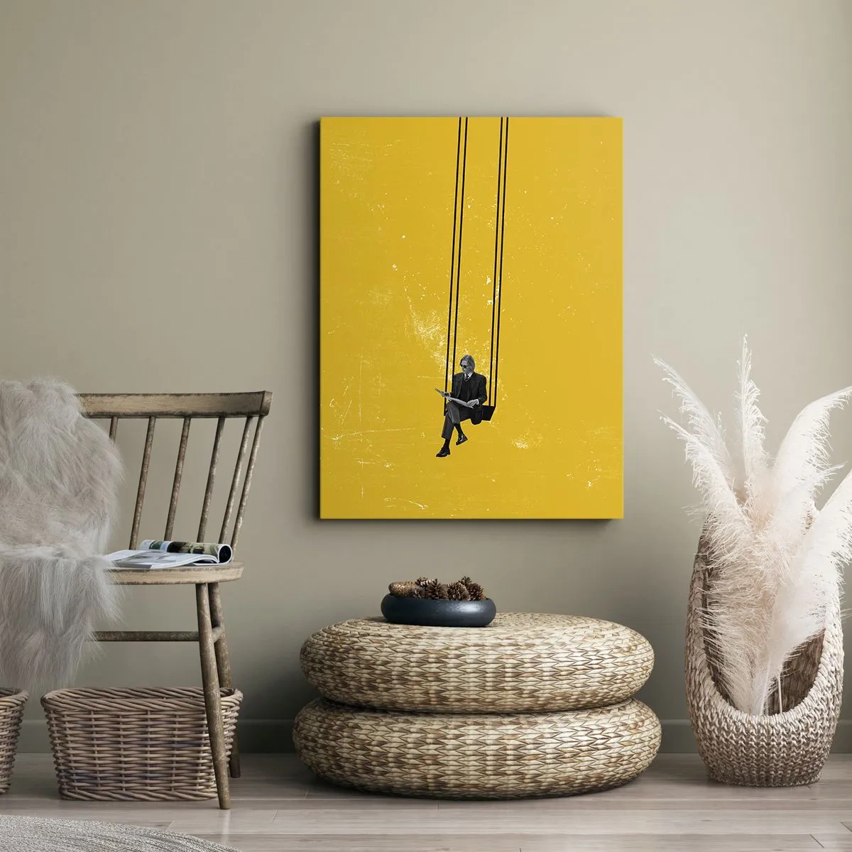 Obraz na plátne - Deň ako každý iný - 80x120 cm