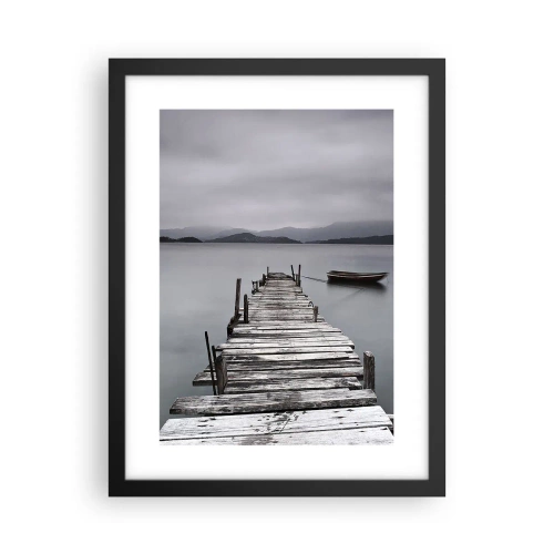 Plagát v čiernom ráme - Zajtra môžeš vyraziť - 30x40 cm