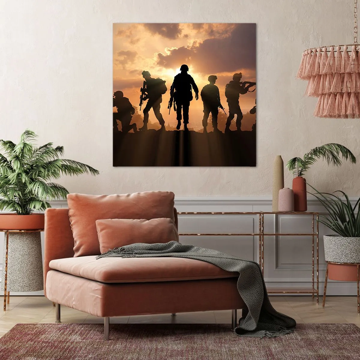 Obraz na plátne - Brothers in arms - 60x60 cm