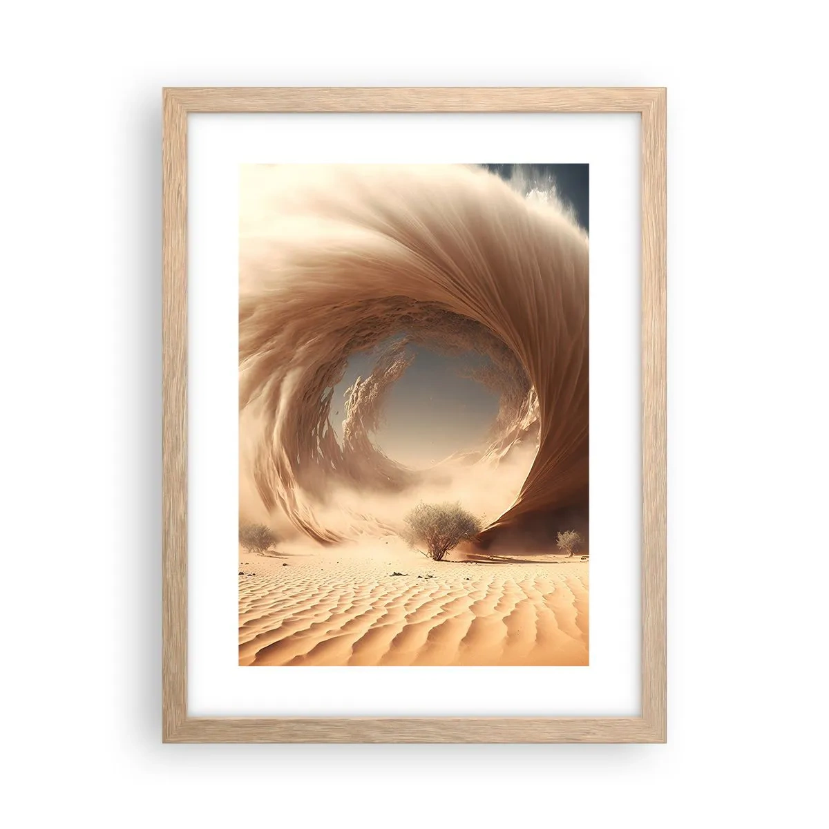 Plagát v ráme zo svetlého duba - Otvorený portál - 30x40 cm